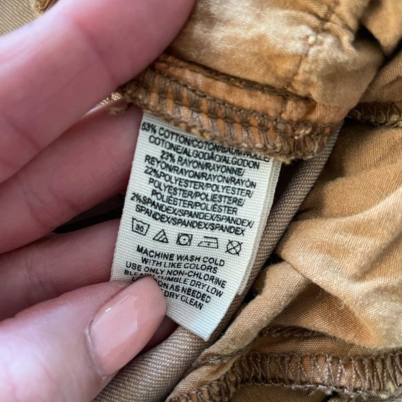 FREE PEOPLE COTTON/RAYON/POLYESTER  BLEND PANTS - Picture 4 of 6